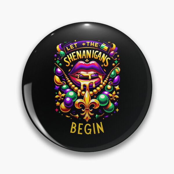 Item preview, Mardi Gras Mask Let The Shenanigans Begin  T-Shirt designed and sold by MAPDDesigns.