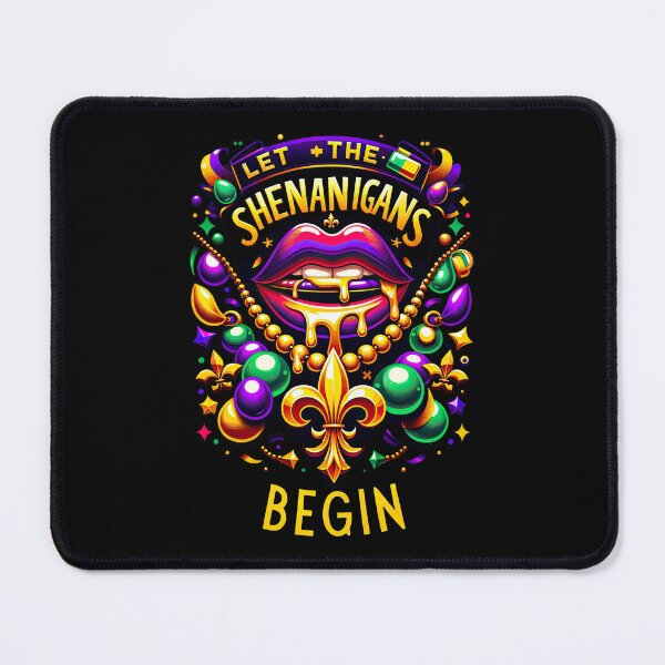 Item preview, Mardi Gras Mask Let The Shenanigans Begin  T-Shirt designed and sold by MAPDDesigns.