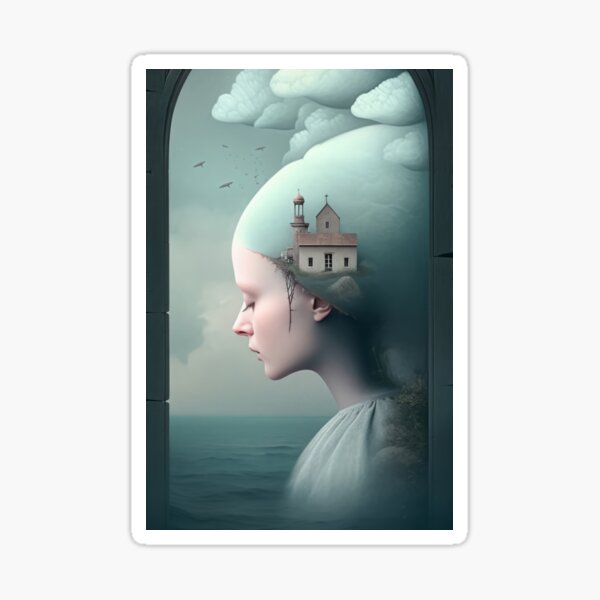 Item preview, Dreamy Window 01 - Midjourney art designed and sold by NaaveelaB.