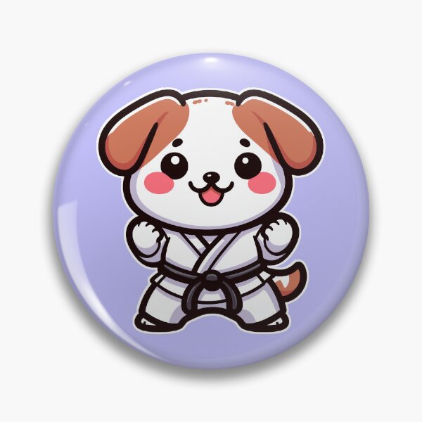 Item preview, Kawaii Cute Karate Dog 4 | Pets and Animals for Men and Women t-shirt designed and sold by panchiTWO.