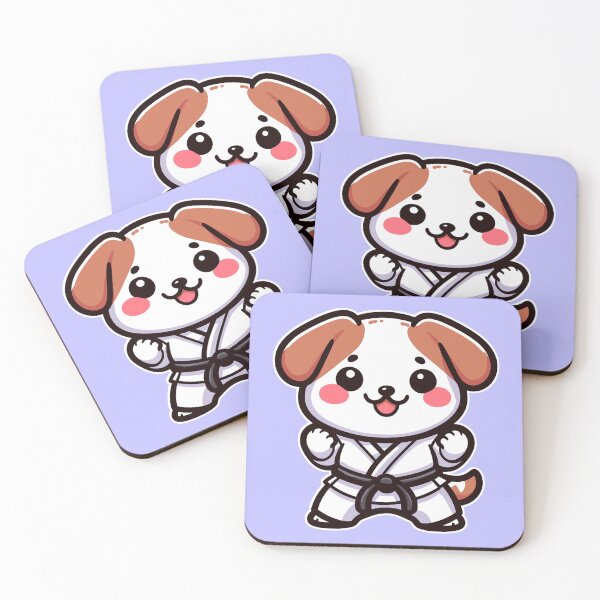 Item preview, Kawaii Cute Karate Dog 4 | Pets and Animals for Men and Women t-shirt designed and sold by panchiTWO.