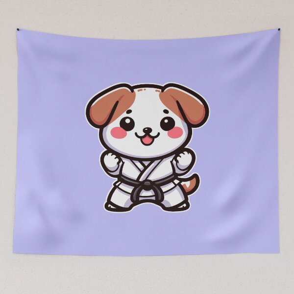 Item preview, Kawaii Cute Karate Dog 4 | Pets and Animals for Men and Women t-shirt designed and sold by panchiTWO.