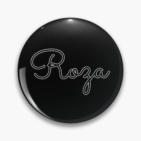 Item preview, Writing Roza Name Label (Black) designed and sold by NormadWorld.