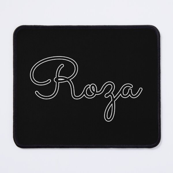 Item preview, Writing Roza Name Label (Black) designed and sold by NormadWorld.