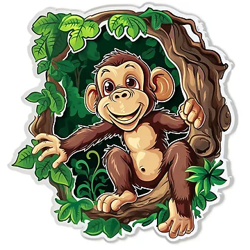 Artwork thumbnail, Fun monkey! by Rxgrets