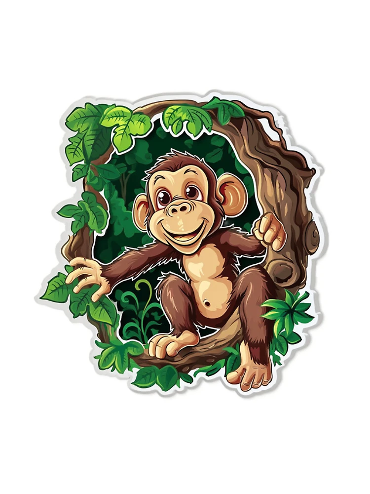 Thumbnail 5 of 5, iPhone Case, Fun monkey! designed and sold by Rxgrets.