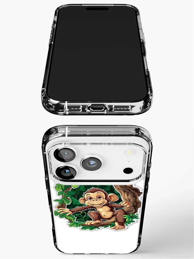 Thumbnail 3 of 5, iPhone Case, Fun monkey! designed and sold by Rxgrets.