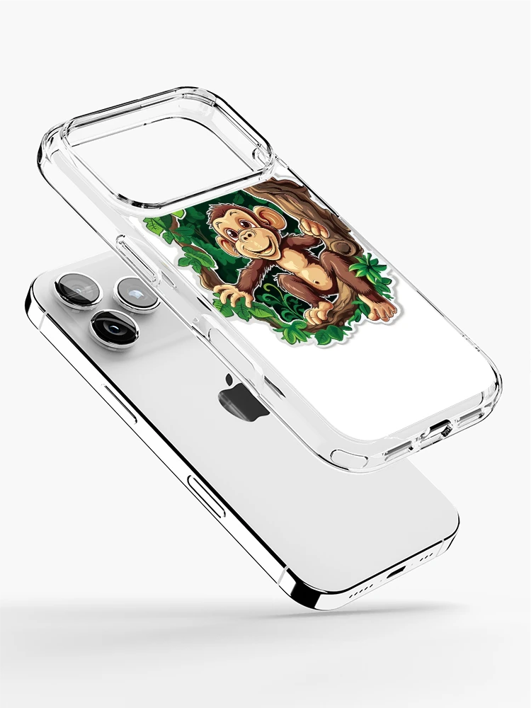Thumbnail 2 of 5, iPhone Case, Fun monkey! designed and sold by Rxgrets.