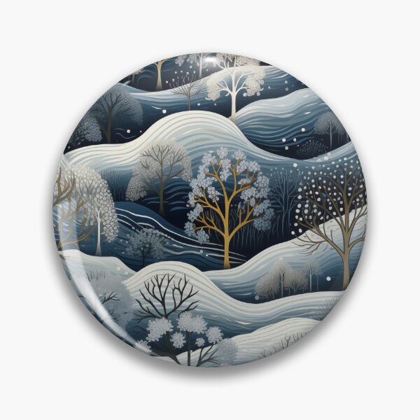 Item preview, Snowy Winter Isle of Wight Landscape  designed and sold by Woop Woop .