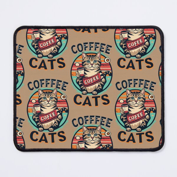 Item preview, coffee cats v11 designed and sold by FenwickDesign99.