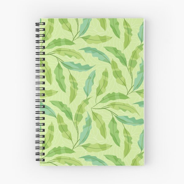 Item preview, Random Variegated Leaves on Pastel Green designed and sold by PaisleyMcNoodle.