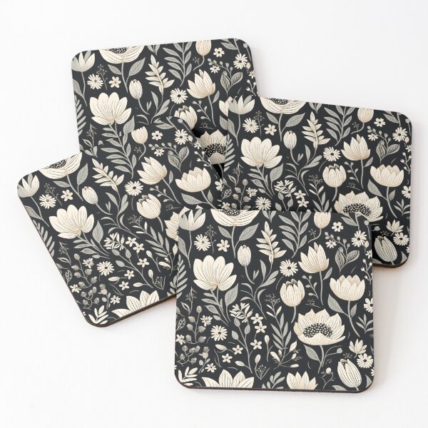 Item preview, Bohemian pattern incorporating bird feathers, botanicals and dream designed and sold by cozycrafts3.
