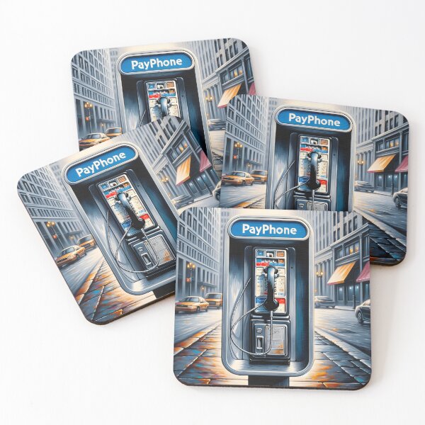 Item preview, Urban Nostalgia Payphone Street Scene designed and sold by inkArtistryfine.