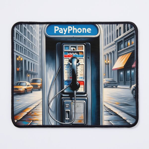 Item preview, Urban Nostalgia Payphone Street Scene designed and sold by inkArtistryfine.