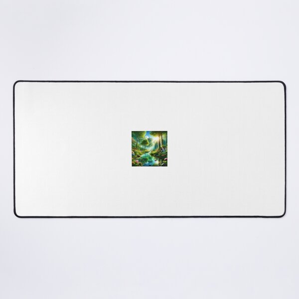 Item preview, Nature forest with green trees and butterflies designed and sold by finwiz.