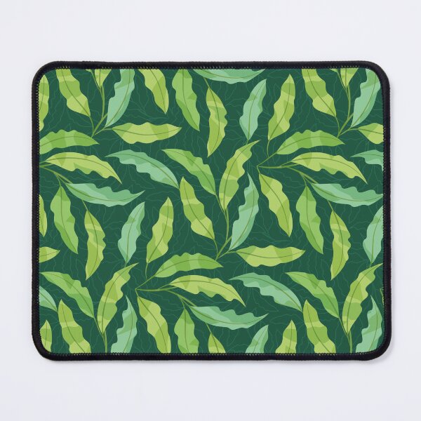 Item preview, Random Variegated Leaves on Forest Green designed and sold by PaisleyMcNoodle.