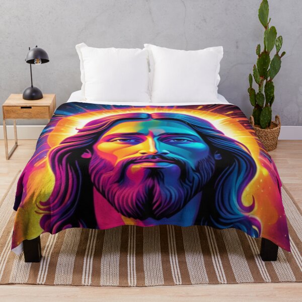Item preview, Jesus portrait in Neon Bold style designed and sold by Warih.