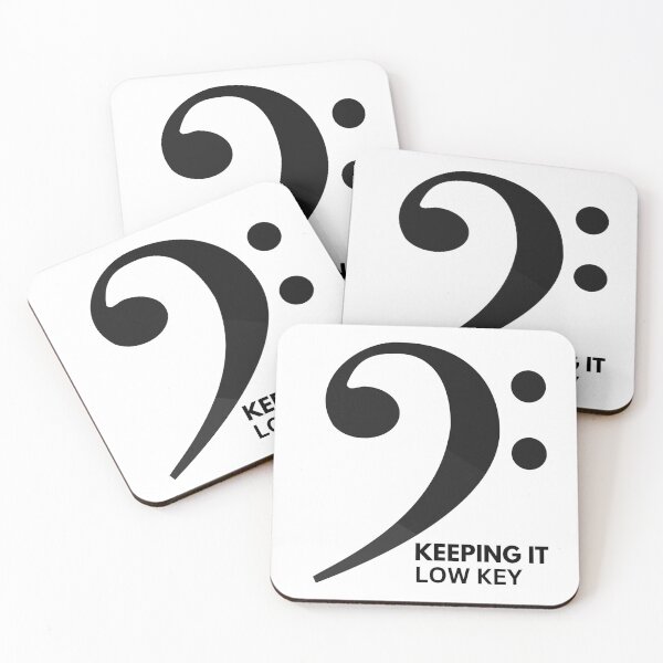 Item preview, Bass Clef keeping it Low Key designed and sold by DashBliss.