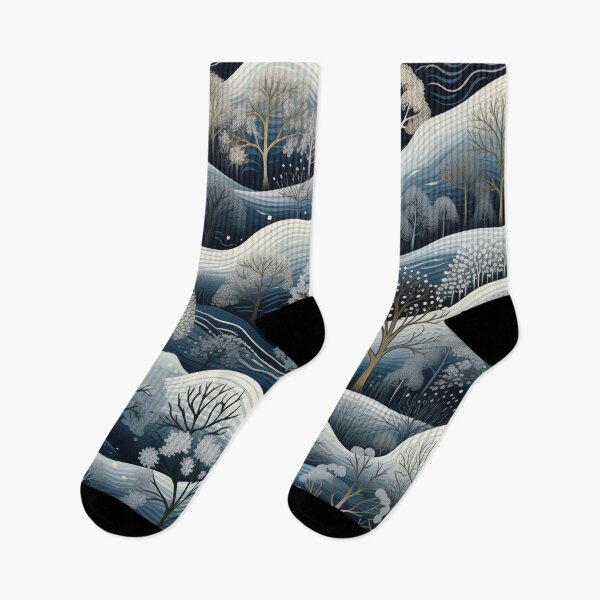 Item preview, Snowy Winter Isle of Wight Landscape  designed and sold by Woop Woop .