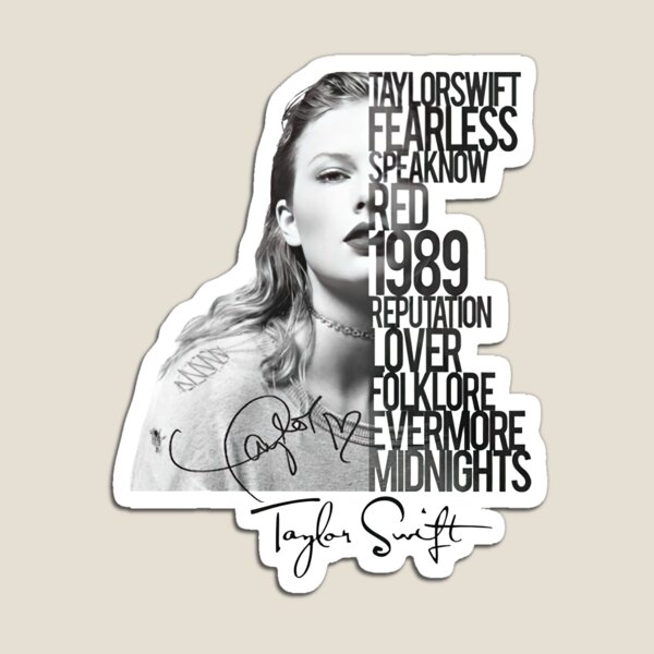 Taylor Swift Magnet Set Era Tour Glossy 2 X 2 Strong and Thick