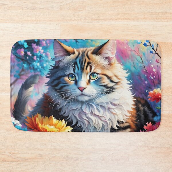 Item preview, Fluffy cat  pleased with himself designed and sold by operossa.