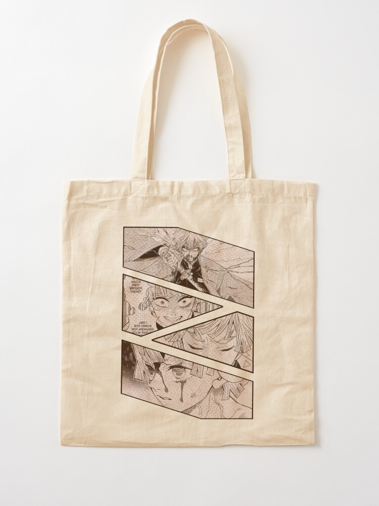 Zenitsu Agatsuma Manga Panel Design Tote Bag