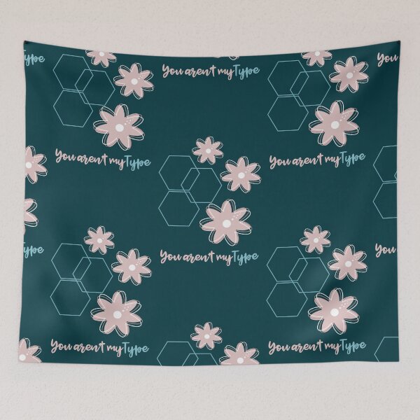 Item preview, Hexagonal and flowers don't mix  designed and sold by NurzZz73.