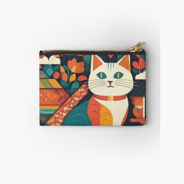 Item preview, A colorful world of flowers, clouds, mountains, and cat with calligraphy designed and sold by JangmiHorang.