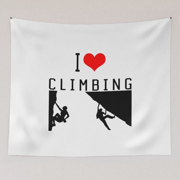 Item preview, I Love Climbing - Sport Shirt Climb Climbing Climber Boulder designed and sold by Basti09.