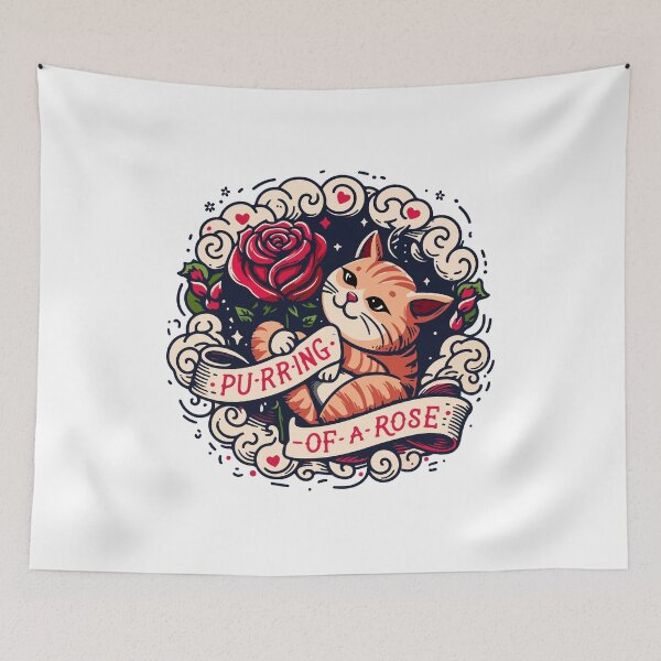 Item preview, Purring of a rose designed and sold by SiMinDesigns.