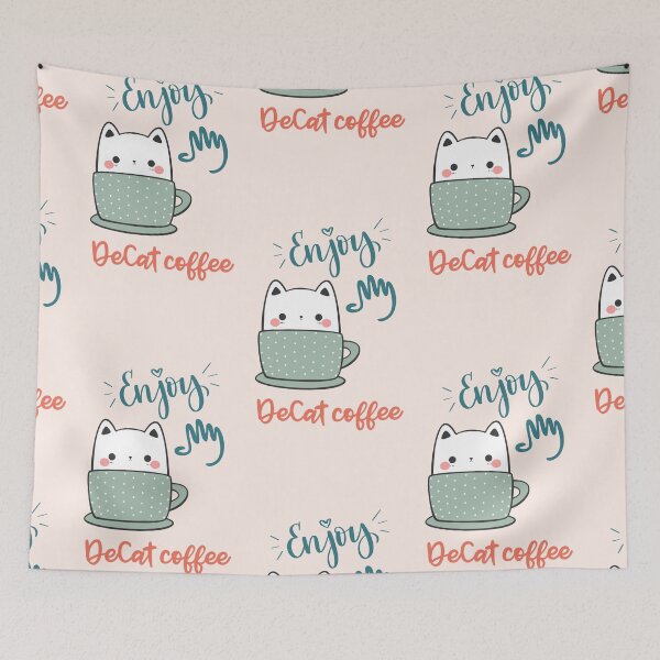 Item preview, Disfrutando de mi café decat designed and sold by NurzZz73.