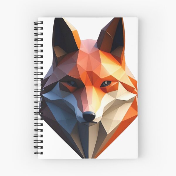 Item preview, "Fox Geometry: Mesmerizing Low-Poly 3D Art on ArtStation" designed and sold by Huycao211.
