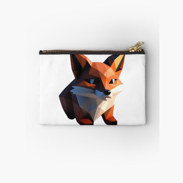 Item preview, "Fox Geometry: Mesmerizing Low-Poly 3D Art on ArtStation" designed and sold by Huycao211.