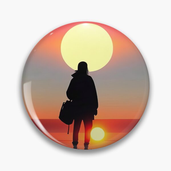 Item preview, "Serenity Unveiled: Minimalist Sunset Digital Painting on ArtStation" designed and sold by Huycao211.