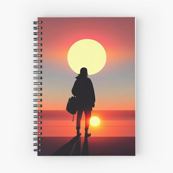 Item preview, "Serenity Unveiled: Minimalist Sunset Digital Painting on ArtStation" designed and sold by Huycao211.