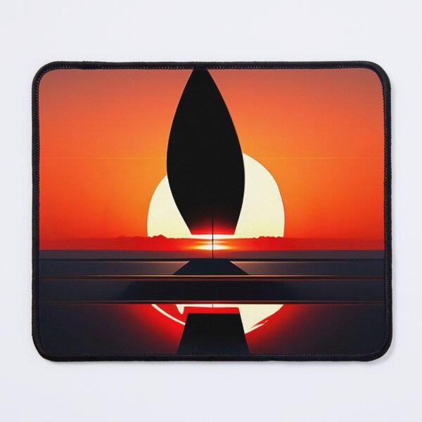 Item preview, "Serenity Unveiled: Minimalist Sunset Digital Painting on ArtStation" designed and sold by Huycao211.