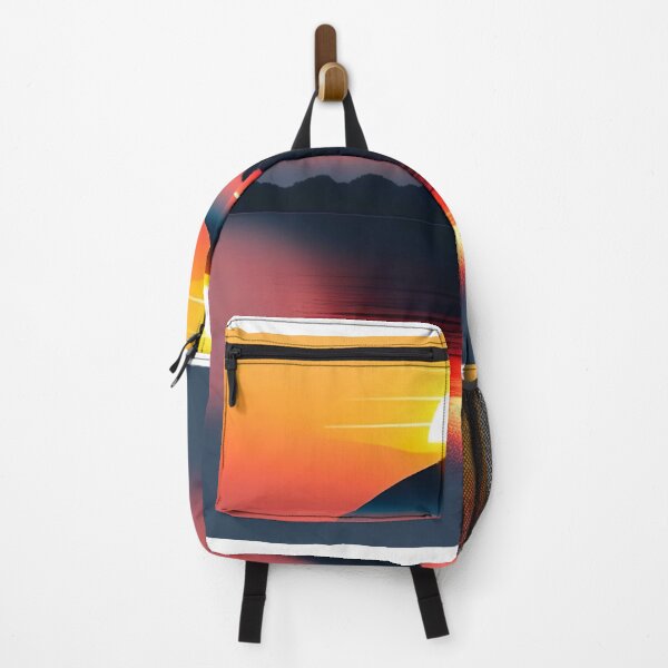 Item preview, "Serenity Unveiled: Minimalist Sunset Digital Painting on ArtStation" designed and sold by Huycao211.