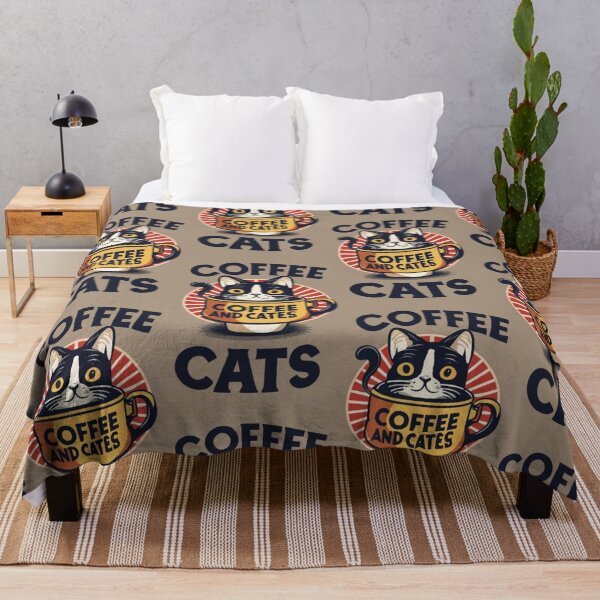 Item preview, retro coffee cats v14 designed and sold by FenwickDesign99.
