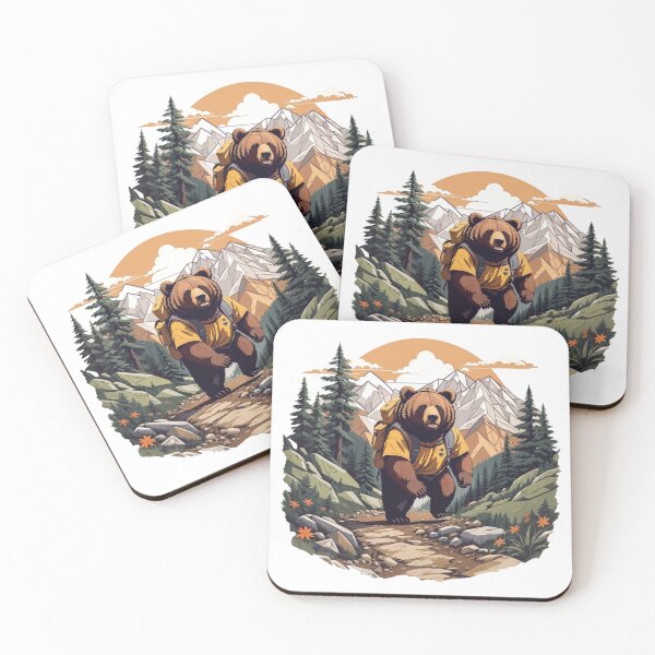 Item preview, Bear in the Mountains designed and sold by artukiyo.