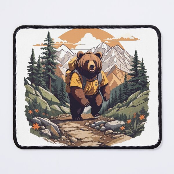 Item preview, Bear in the Mountains designed and sold by artukiyo.