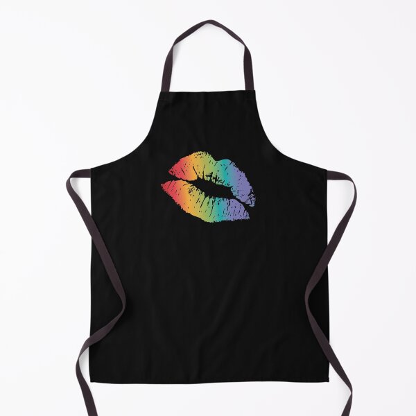 Item preview, LGBTQ Pride Rainbow Lips Design designed and sold by Foxalla.
