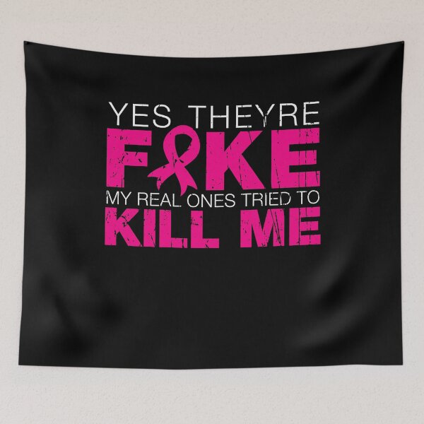Item preview, Yes Theyre Fake My Real Ones Tried To Kill Me 2 designed and sold by ruinzahelva.