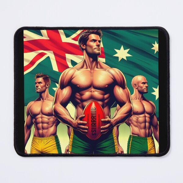 Item preview, Aussie Rules Football (Australia) 'Green and Gold' designed and sold by Takin-Thepiss.
