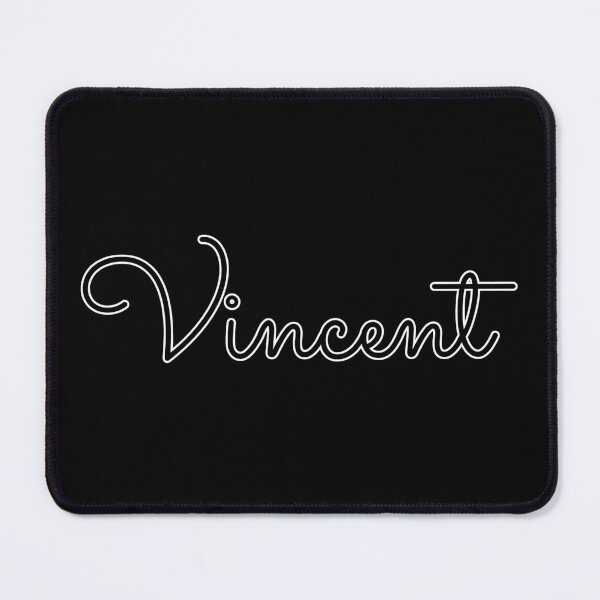 Item preview, Writing Vincent Name Label (Black) designed and sold by NormadWorld.