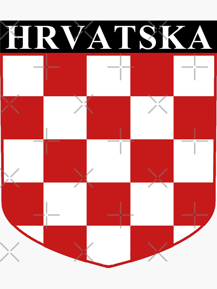 4 X Adesivo Sticker Auto Moto Bandiera Croazia Croata - Foto 3