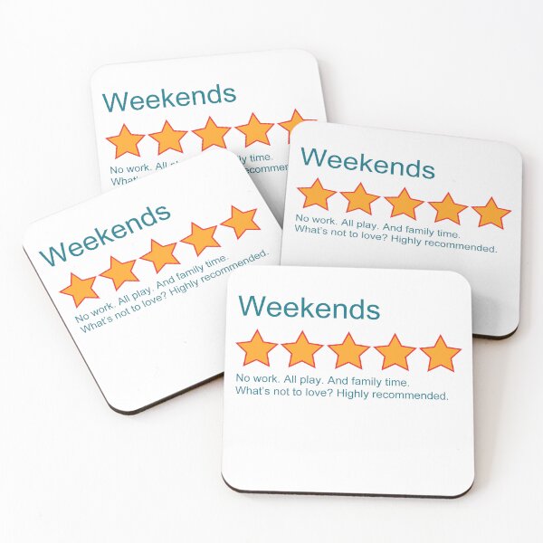 Item preview, 5-Stars: Weekends designed and sold by LethalChicken.