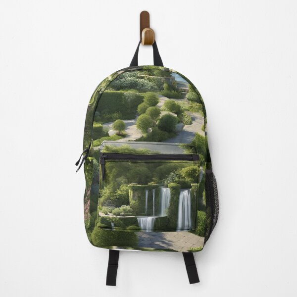 Item preview, Beautiful WaterFall LandScape Print designed and sold by Universe Collection.