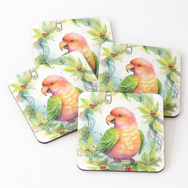 Item preview, Cheerful Parrot Wreath designed and sold by cute-animals99.