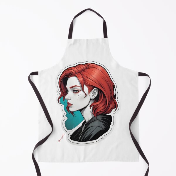 Item preview, Saddy Girl Face With Red Hair designed and sold by SpicyOne.