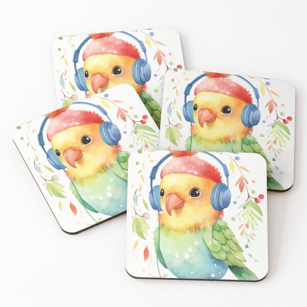 Item preview, Festive Parrot Perched designed and sold by cute-animals99.